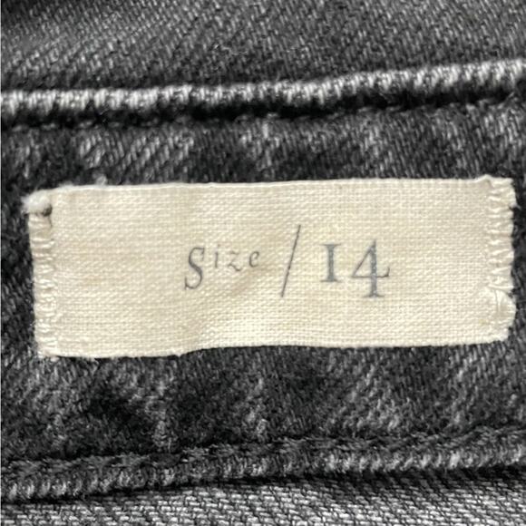 Black Denim Button-Front Skirt - Picture 4 of 6